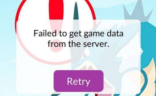 精灵宝可梦GO failed to get game data from the server解决方法